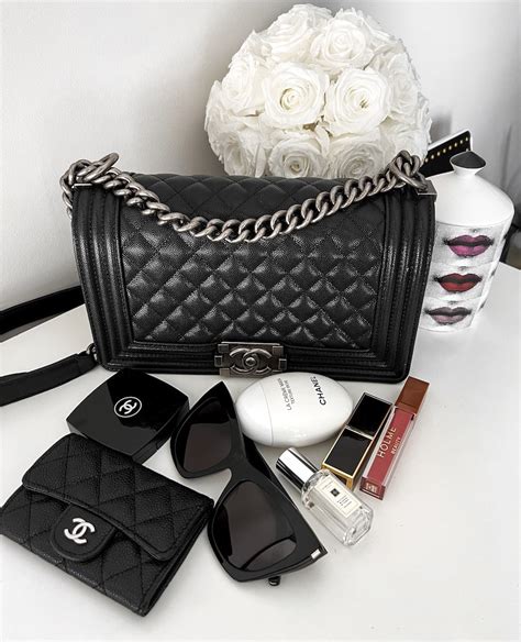 chanel boy bag nordstrom|chanel black boyfriend bag.